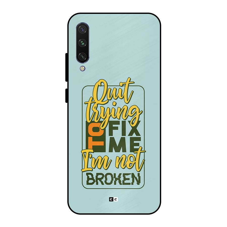 Not Broken Metal Back Case for Mi A3