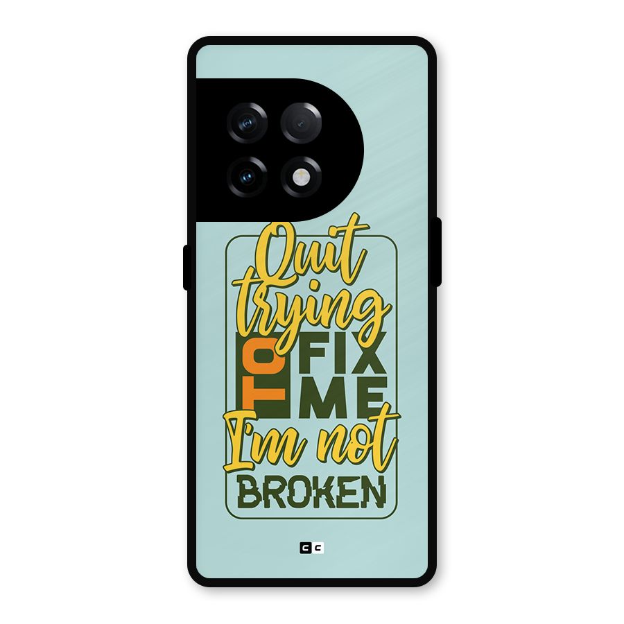 Not Broken Metal Back Case for OnePlus 11R