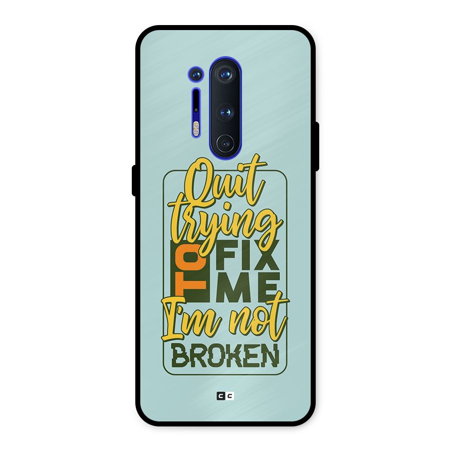 Not Broken Metal Back Case for OnePlus 8 Pro