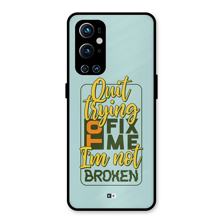 Not Broken Metal Back Case for OnePlus 9 Pro