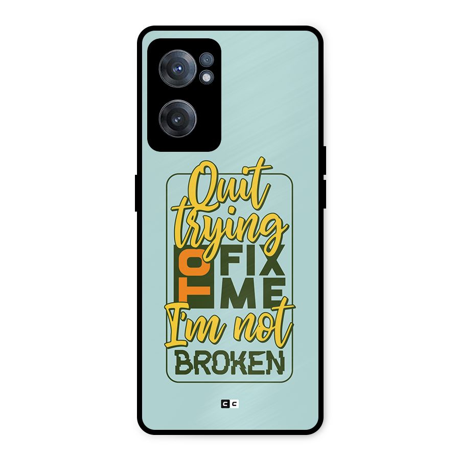 Not Broken Metal Back Case for OnePlus Nord CE 2 5G