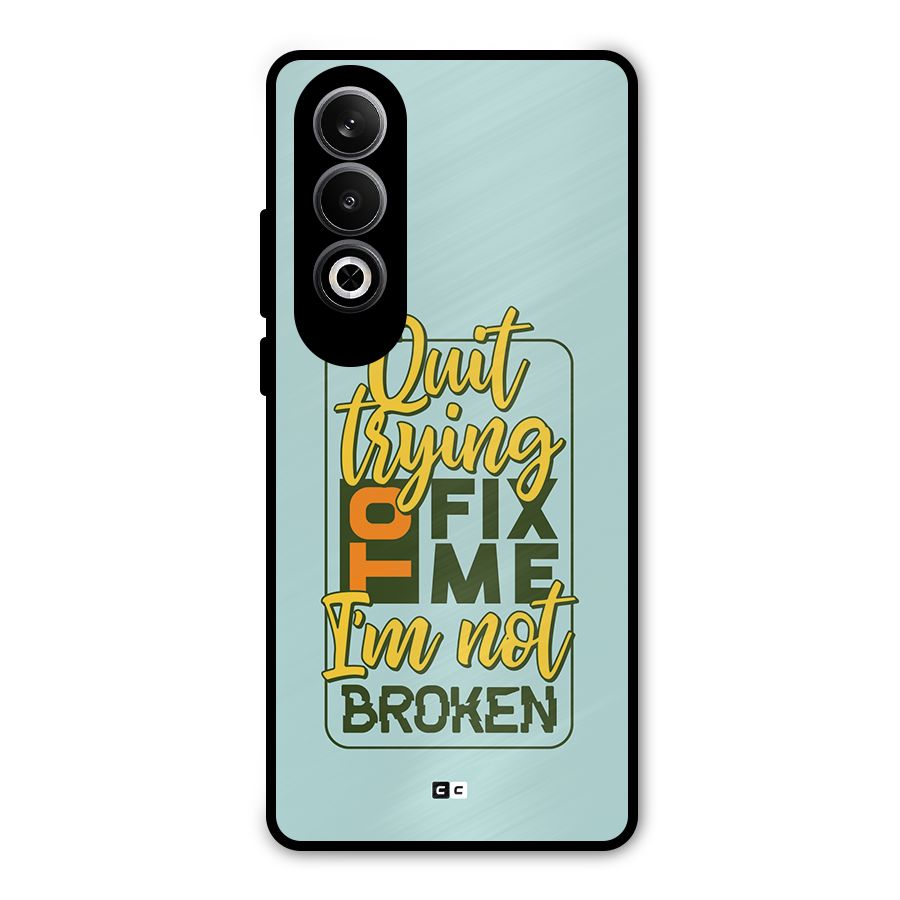 Not Broken Metal Back Case for OnePlus Nord CE4