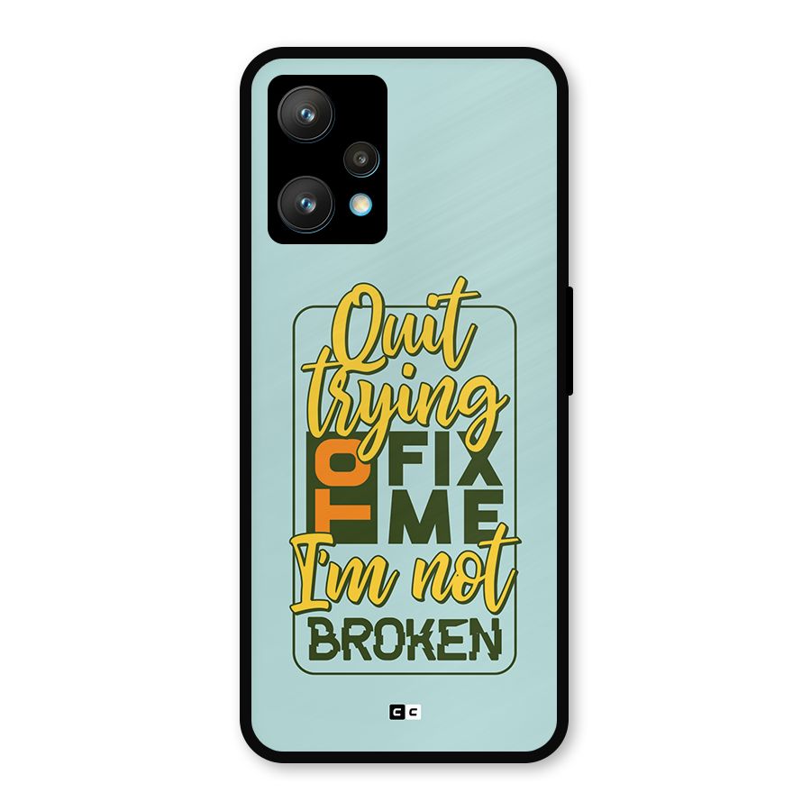 Not Broken Metal Back Case for Realme 9 Pro Plus 5G