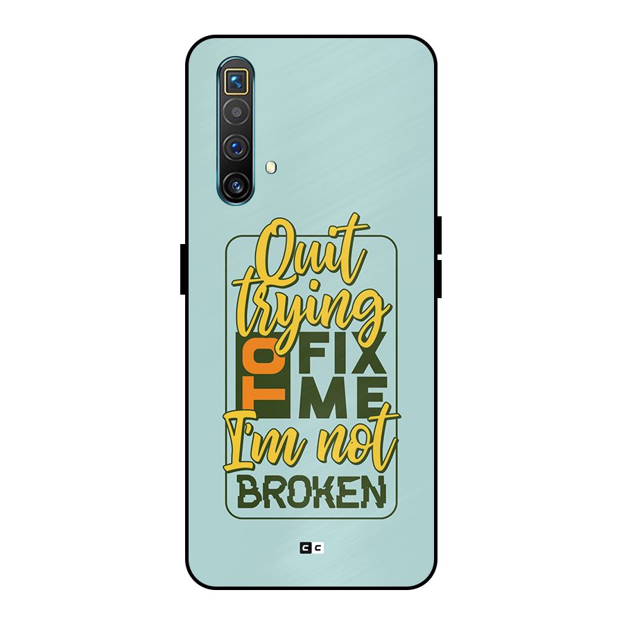 Not Broken Metal Back Case for Realme X3