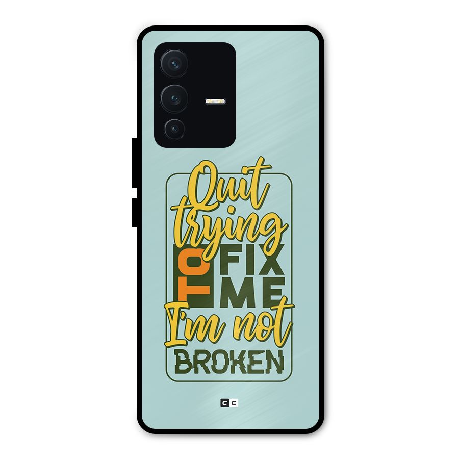 Not Broken Metal Back Case for Vivo V23 Pro
