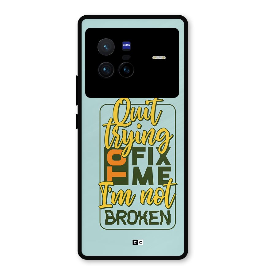 Not Broken Metal Back Case for Vivo X80
