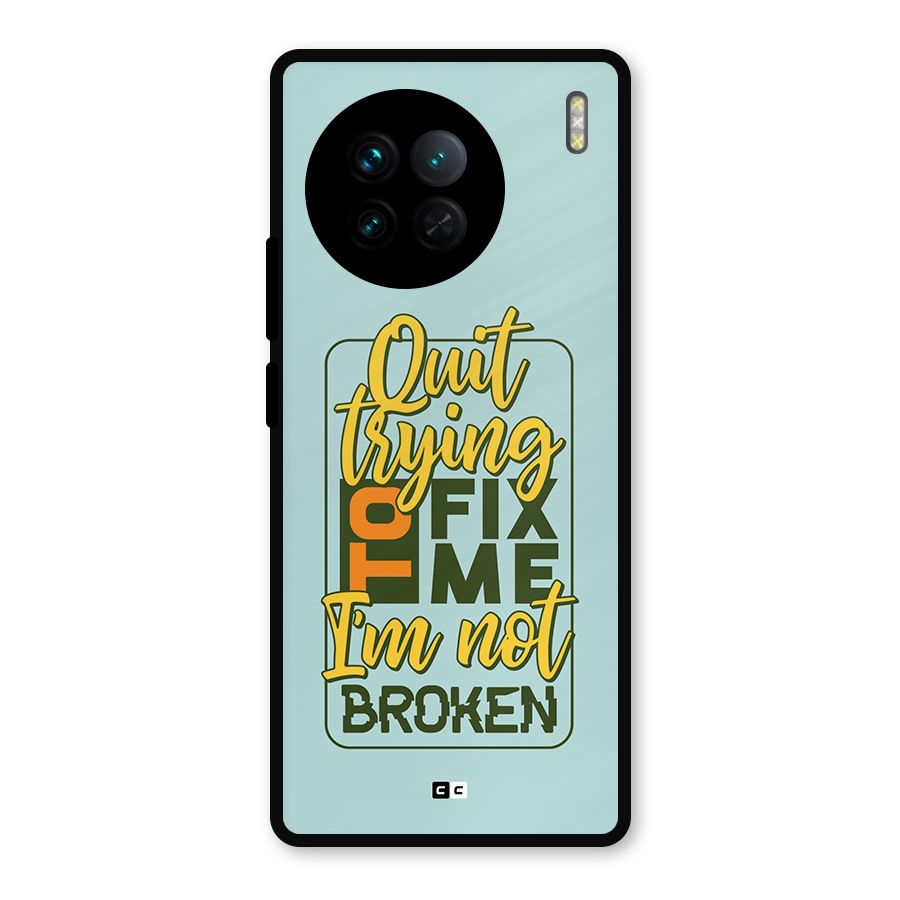 Not Broken Metal Back Case for Vivo X90