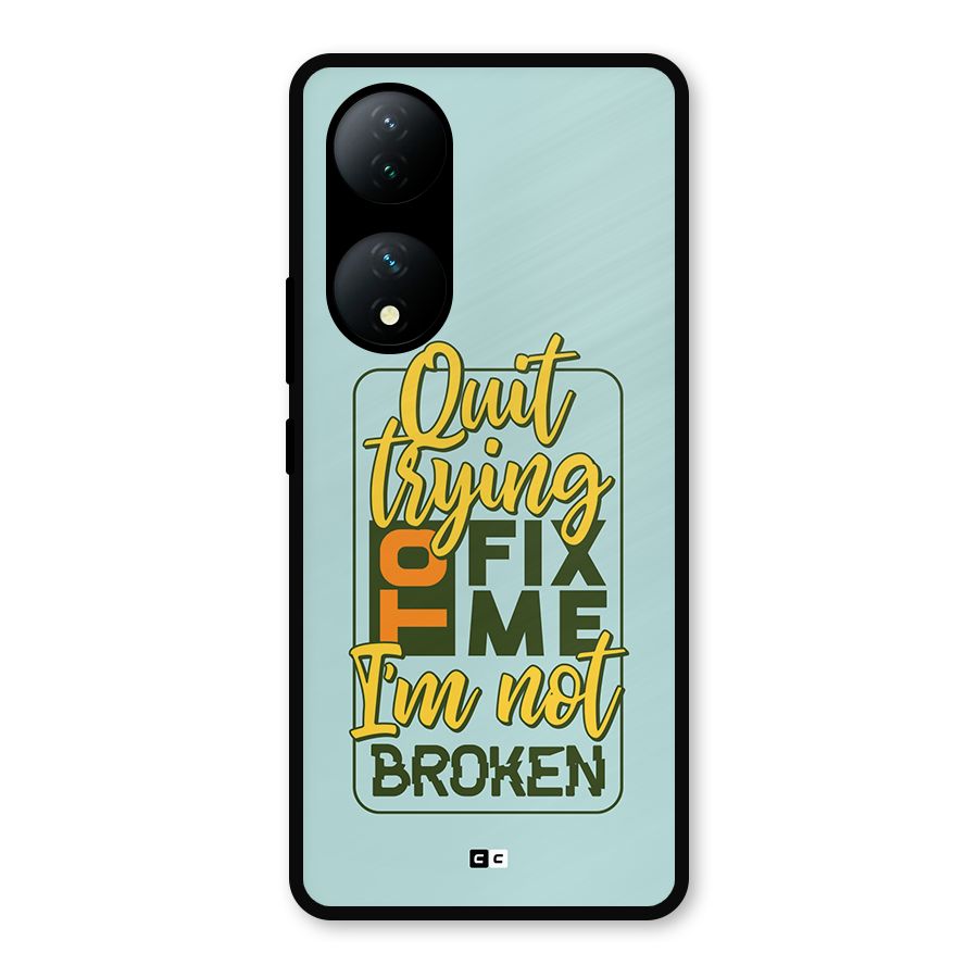 Not Broken Metal Back Case for Vivo Y100