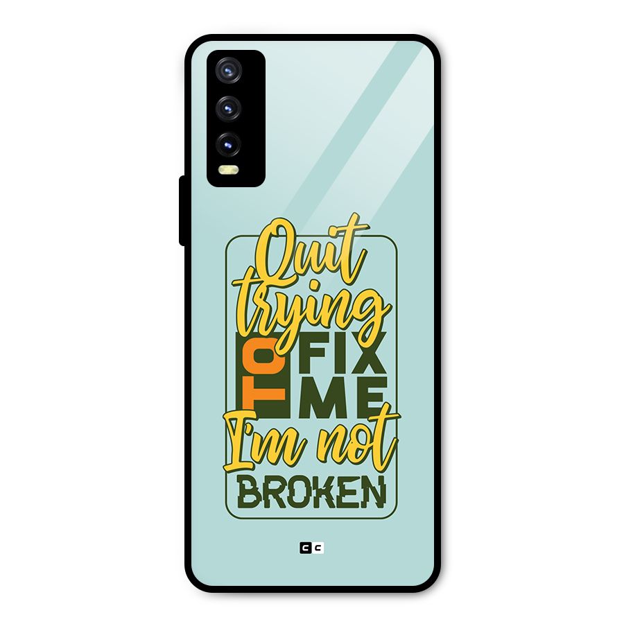 Not Broken Metal Back Case for Vivo Y20