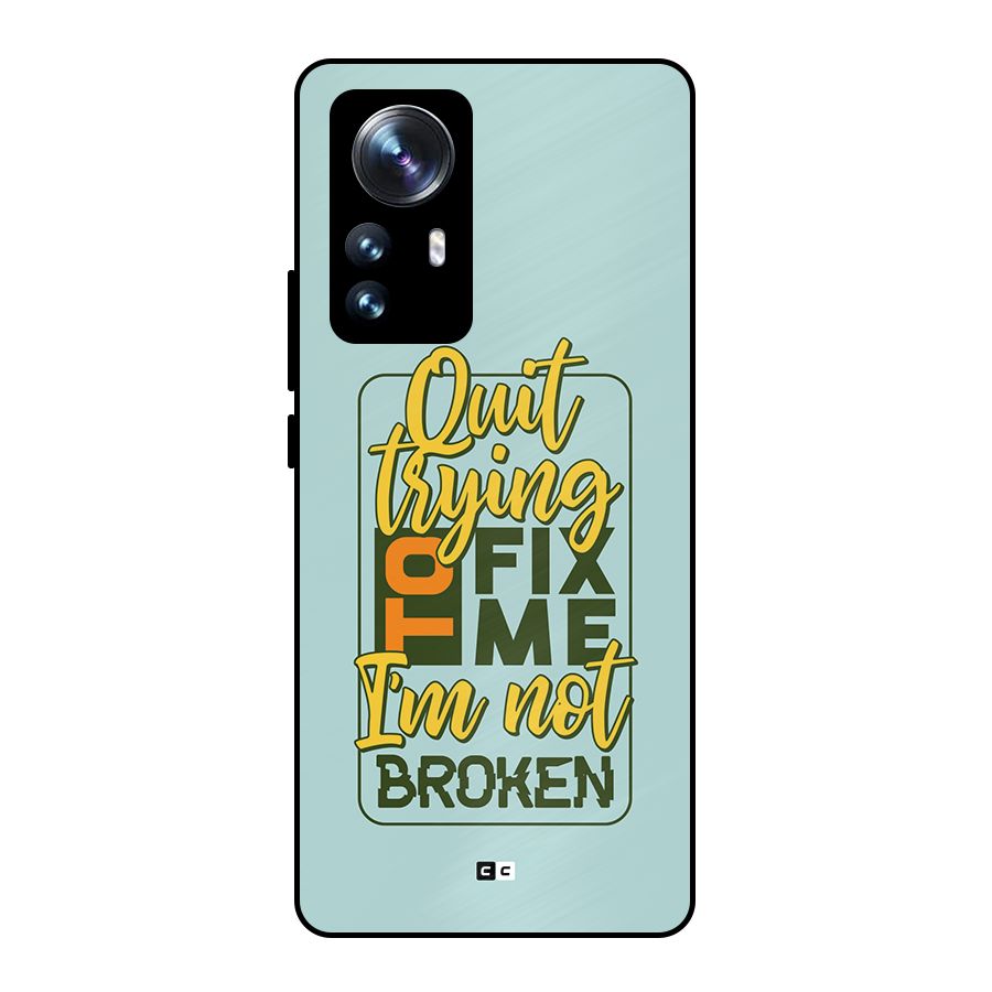 Not Broken Metal Back Case for Xiaomi 12 Pro