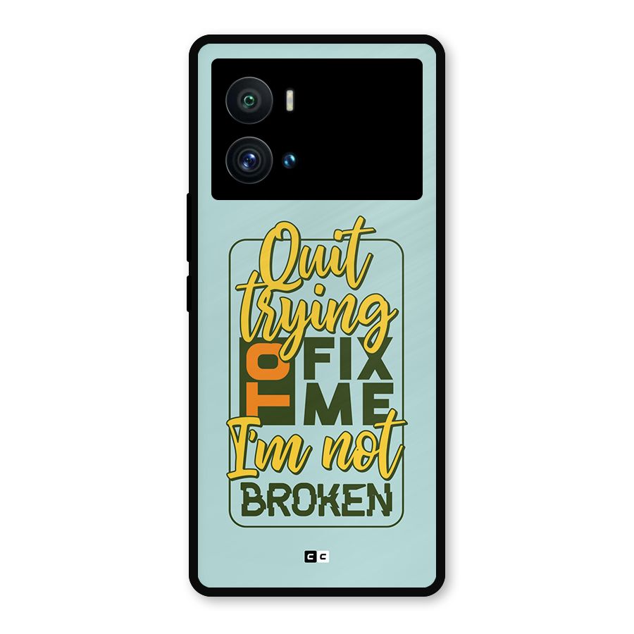 Not Broken Metal Back Case for iQOO 9 Pro