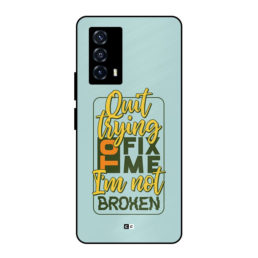 Not Broken Metal Back Case for iQOO Z5