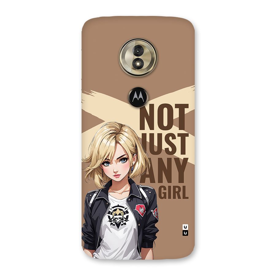 Not Just Any Back Case for Moto G6 Play
