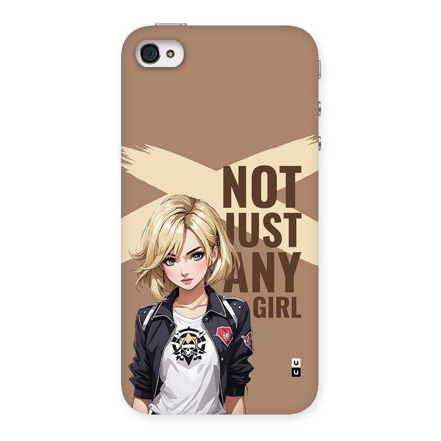 Not Just Any Back Case for iPhone 4 4s