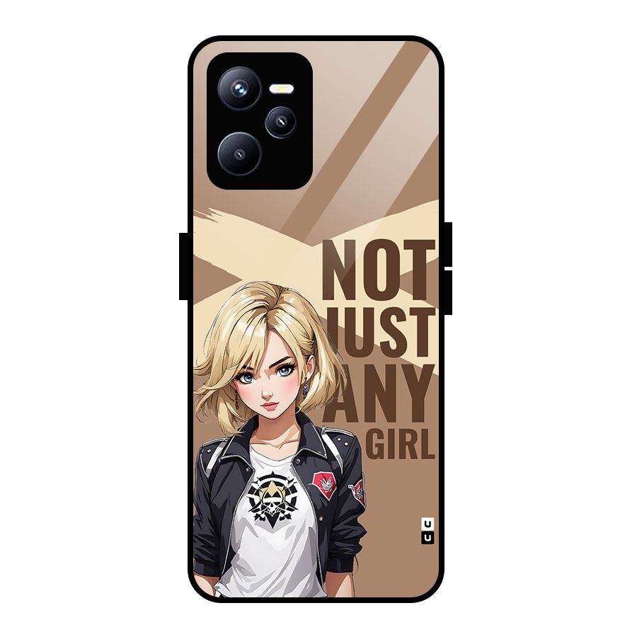 Not Just Any Glass Back Case for Realme C35