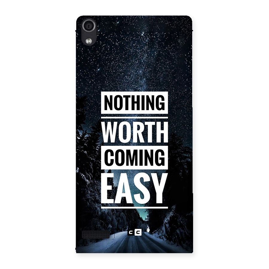 Nothing Worth Easy Back Case for Ascend P6
