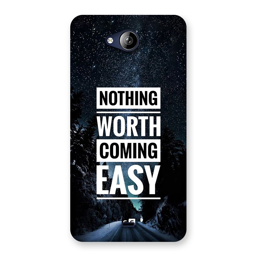 Nothing Worth Easy Back Case for Canvas Play Q355