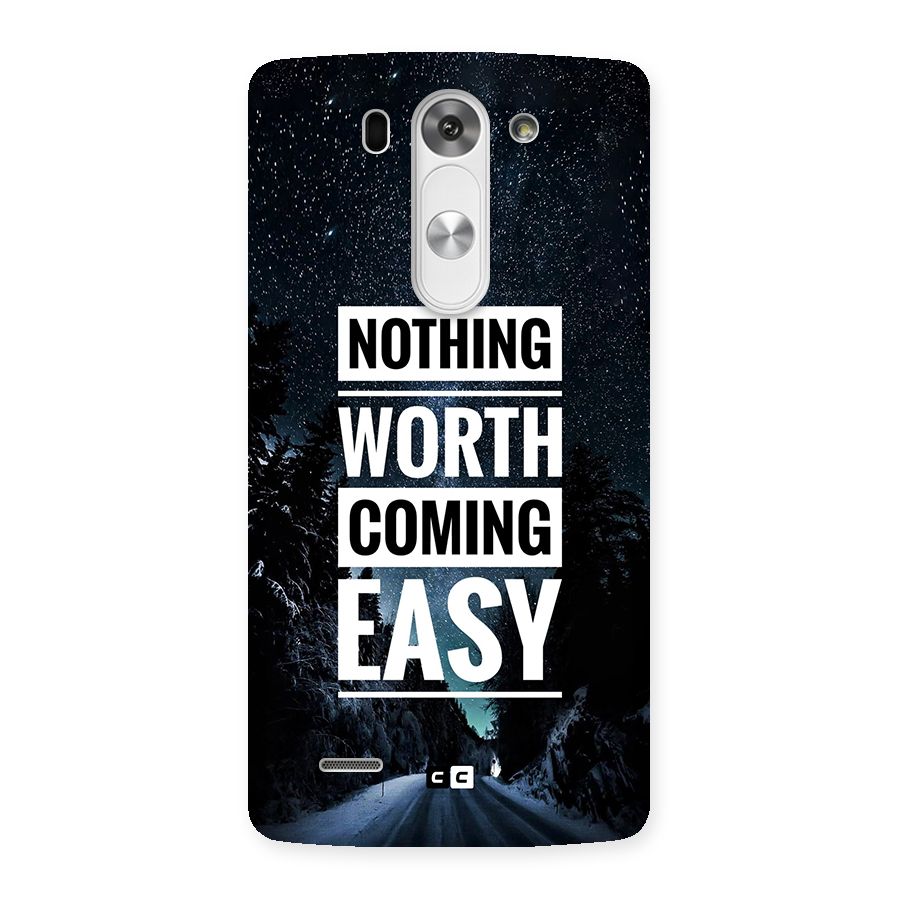 Nothing Worth Easy Back Case for LG G3 Mini