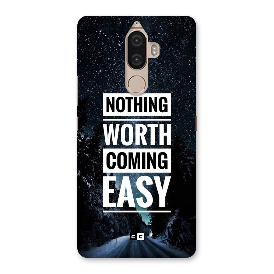 Nothing Worth Easy Back Case for Lenovo K8 Note