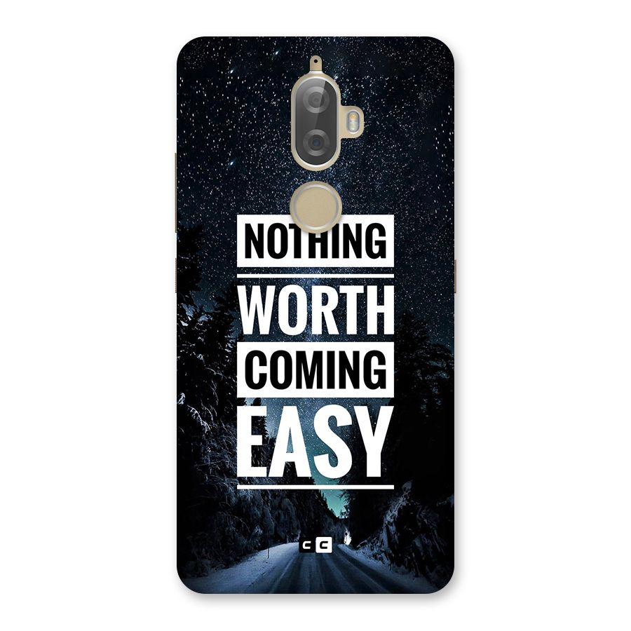 Nothing Worth Easy Back Case for Lenovo K8 Plus