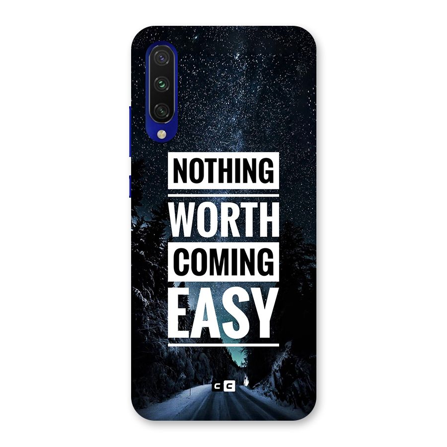 Nothing Worth Easy Back Case for Mi A3
