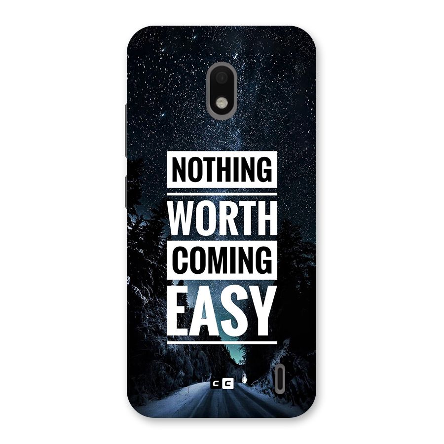 Nothing Worth Easy Back Case for Nokia 2.2