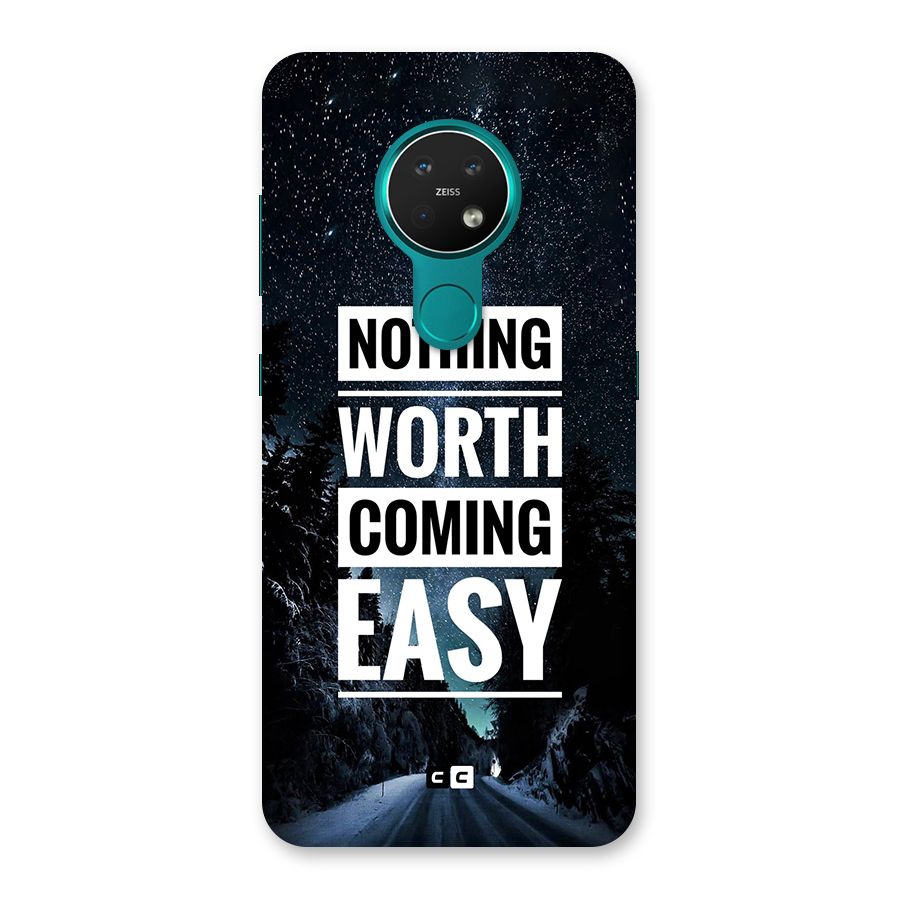 Nothing Worth Easy Back Case for Nokia 7.2