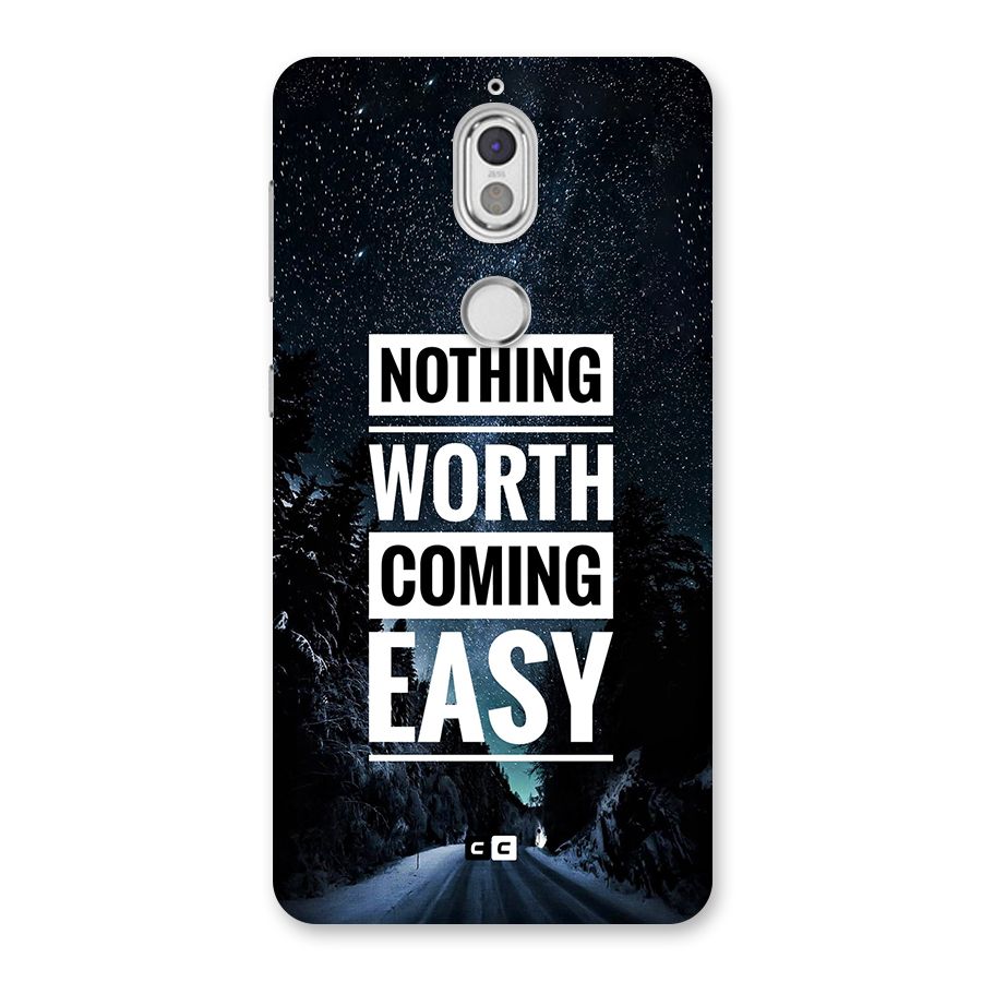 Nothing Worth Easy Back Case for Nokia 7