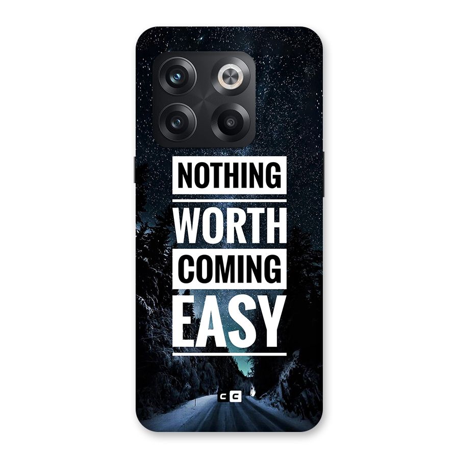 Nothing Worth Easy Back Case for OnePlus 10T