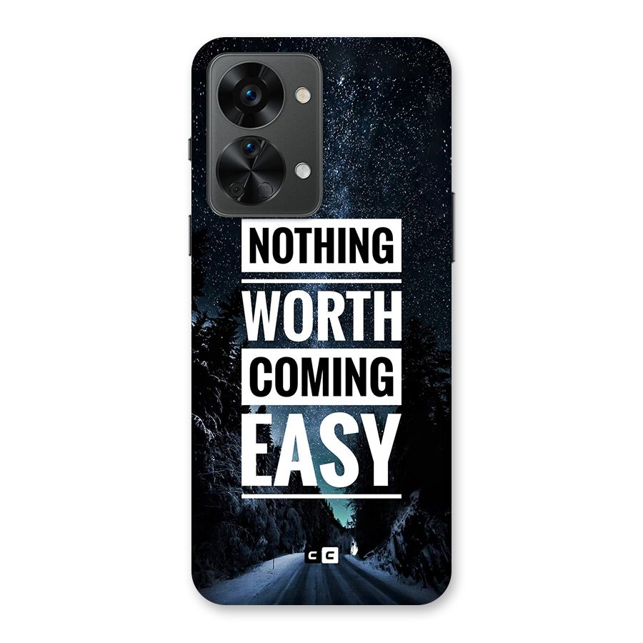Nothing Worth Easy Back Case for OnePlus Nord 2T