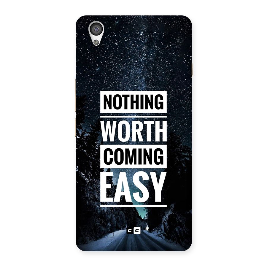 Nothing Worth Easy Back Case for OnePlus X
