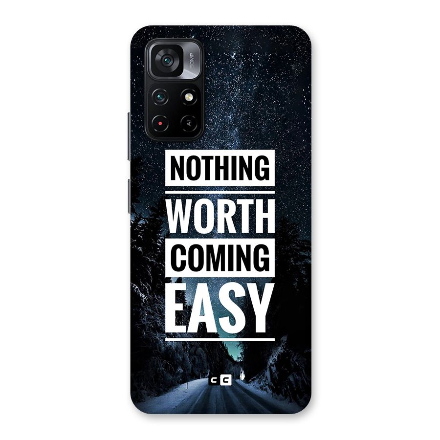 Nothing Worth Easy Back Case for Poco M4 Pro 5G
