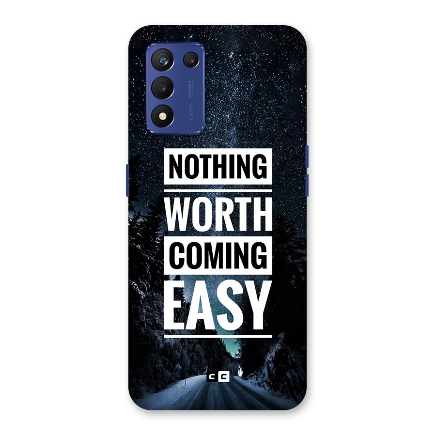 Nothing Worth Easy Back Case for Realme 9 5G Speed