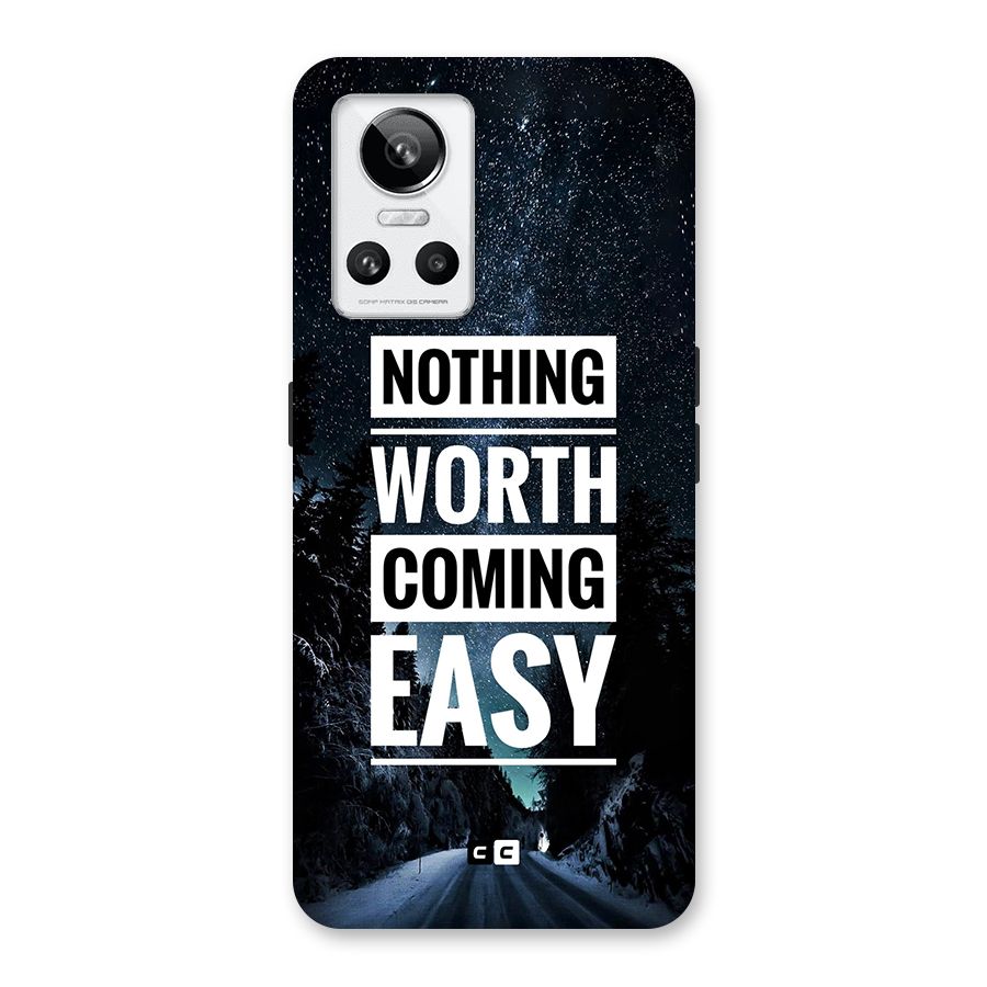 Nothing Worth Easy Back Case for Realme GT Neo 3