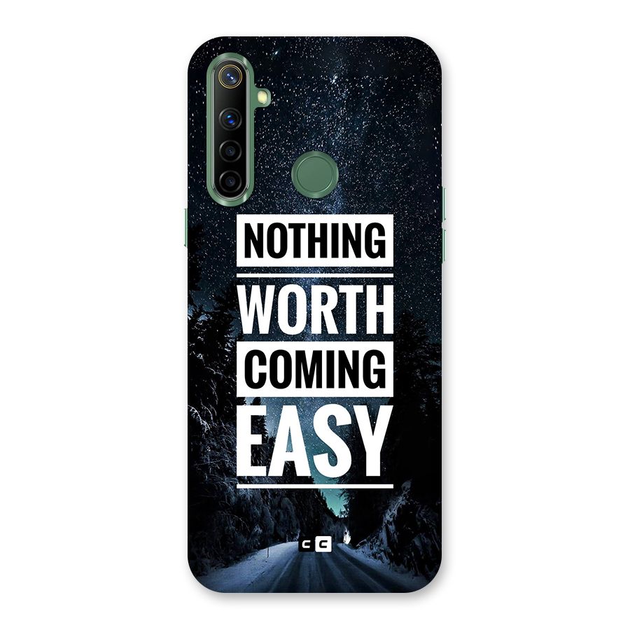 Nothing Worth Easy Back Case for Realme Narzo 10