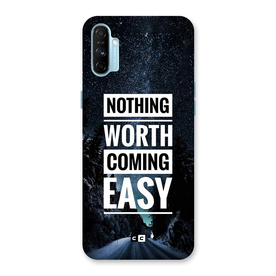 Nothing Worth Easy Back Case for Realme Narzo 20A