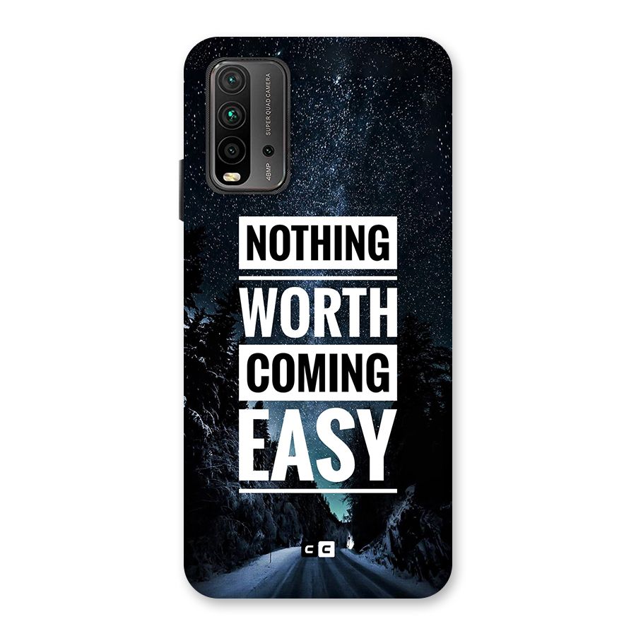 Nothing Worth Easy Back Case for Redmi 9 Power
