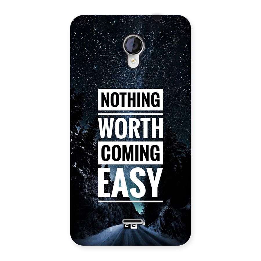 Nothing Worth Easy Back Case for Unite 2 A106