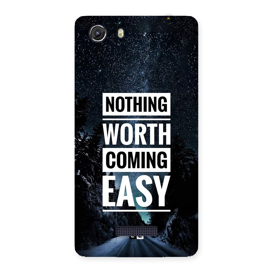 Nothing Worth Easy Back Case for Unite 3