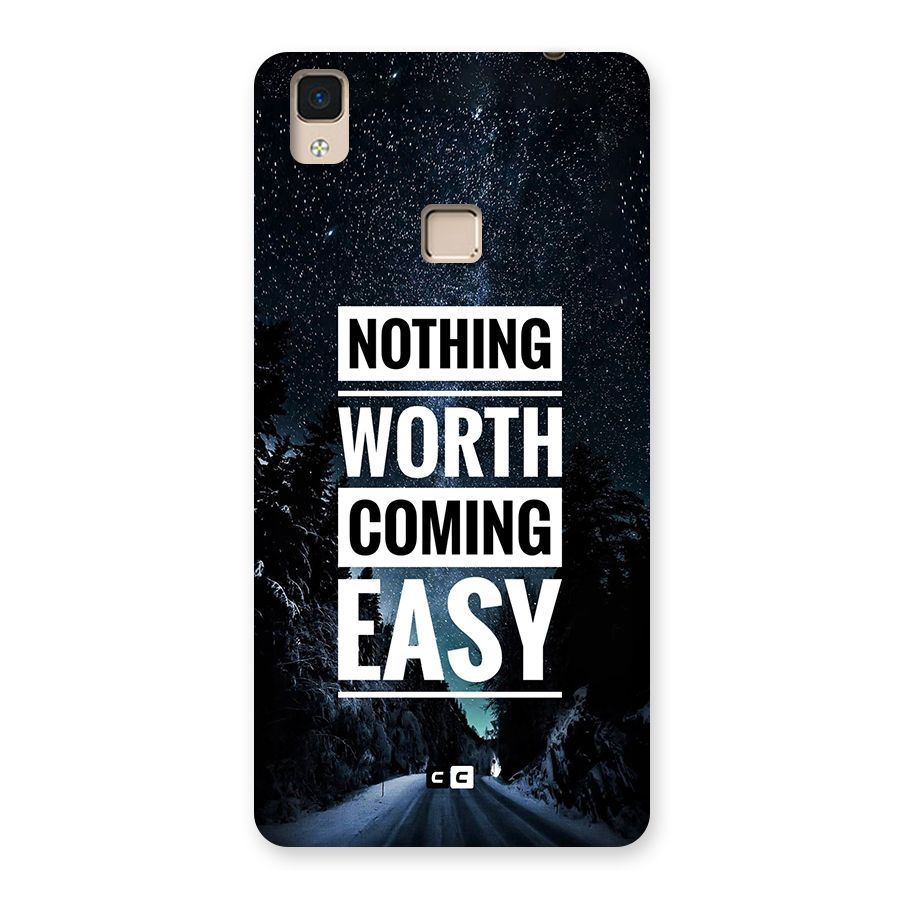 Nothing Worth Easy Back Case for V3 Max