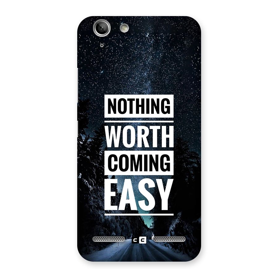 Nothing Worth Easy Back Case for Vibe K5 Plus