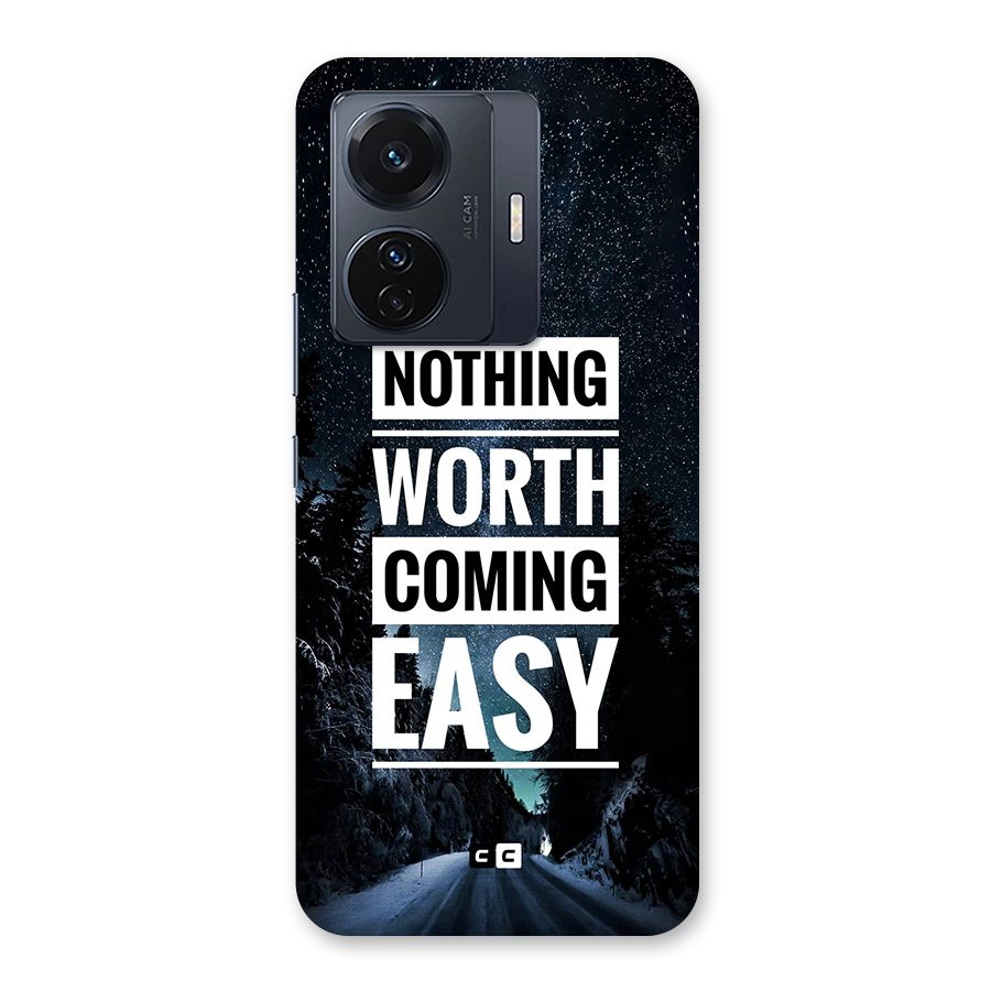 Nothing Worth Easy Back Case for Vivo T1 Pro