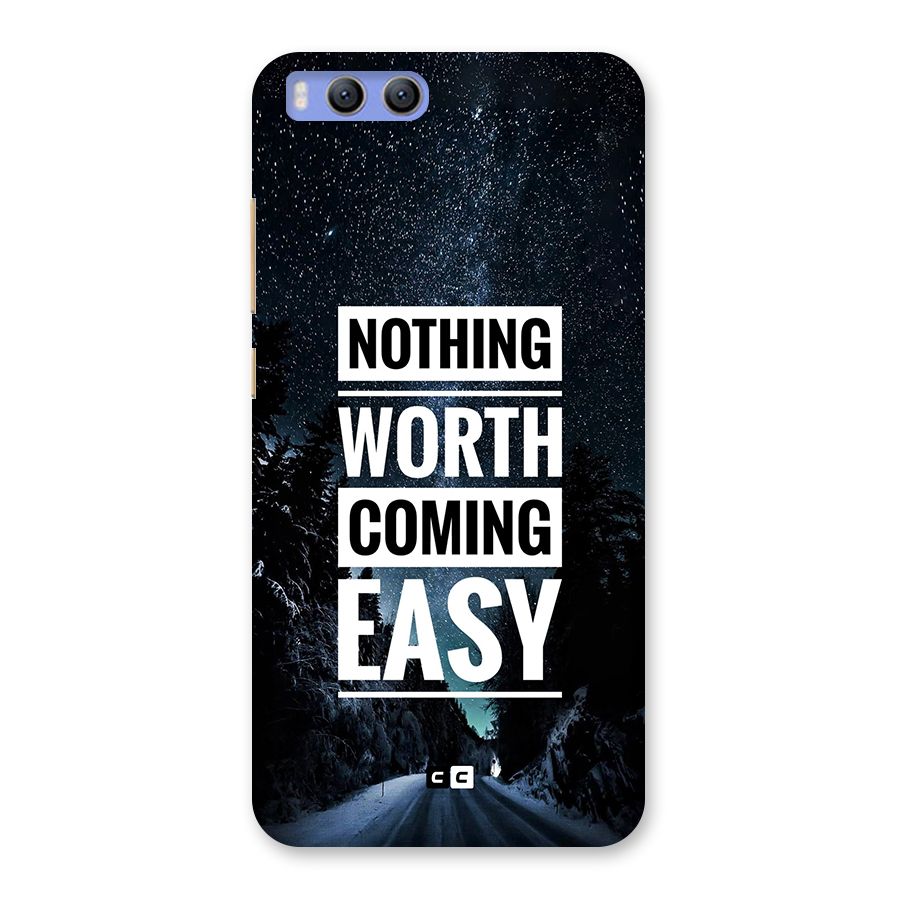 Nothing Worth Easy Back Case for Xiaomi Mi 6