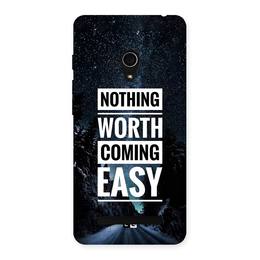 Nothing Worth Easy Back Case for Zenfone 5