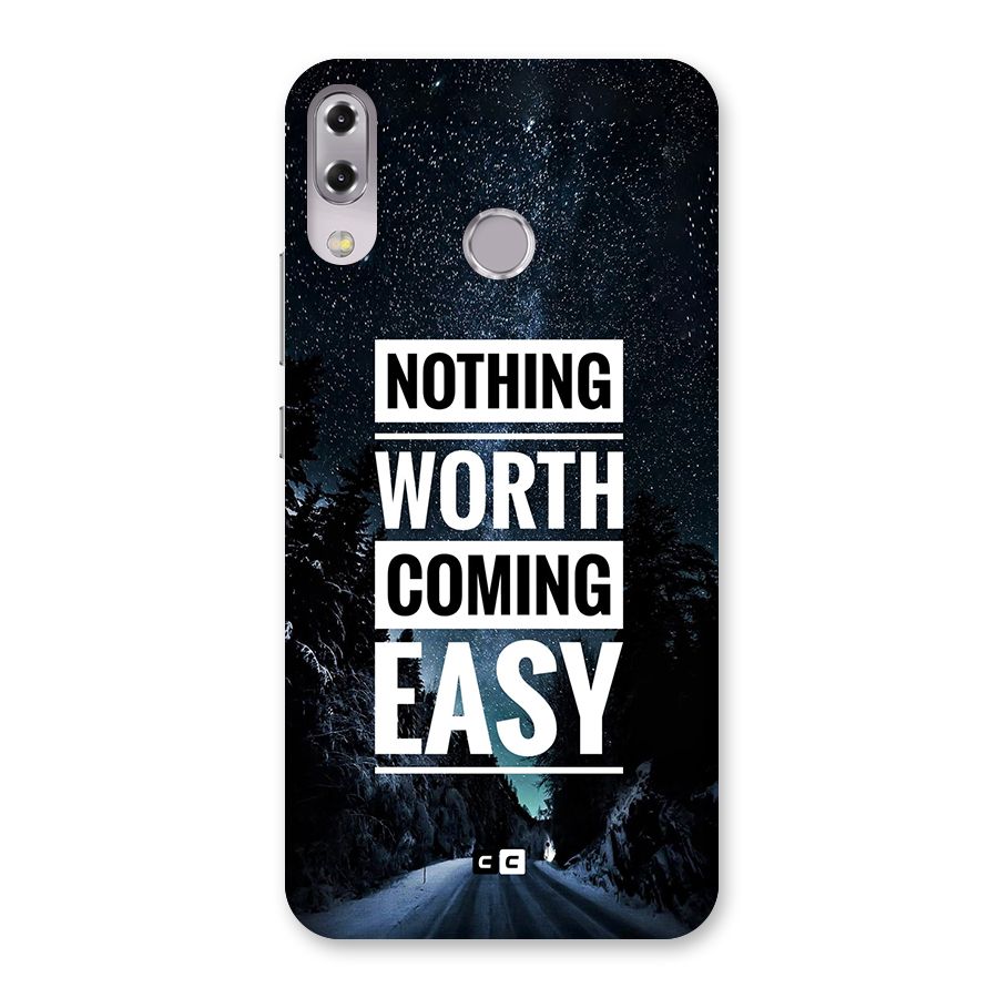 Nothing Worth Easy Back Case for Zenfone 5Z