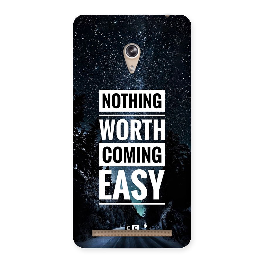 Nothing Worth Easy Back Case for Zenfone 6