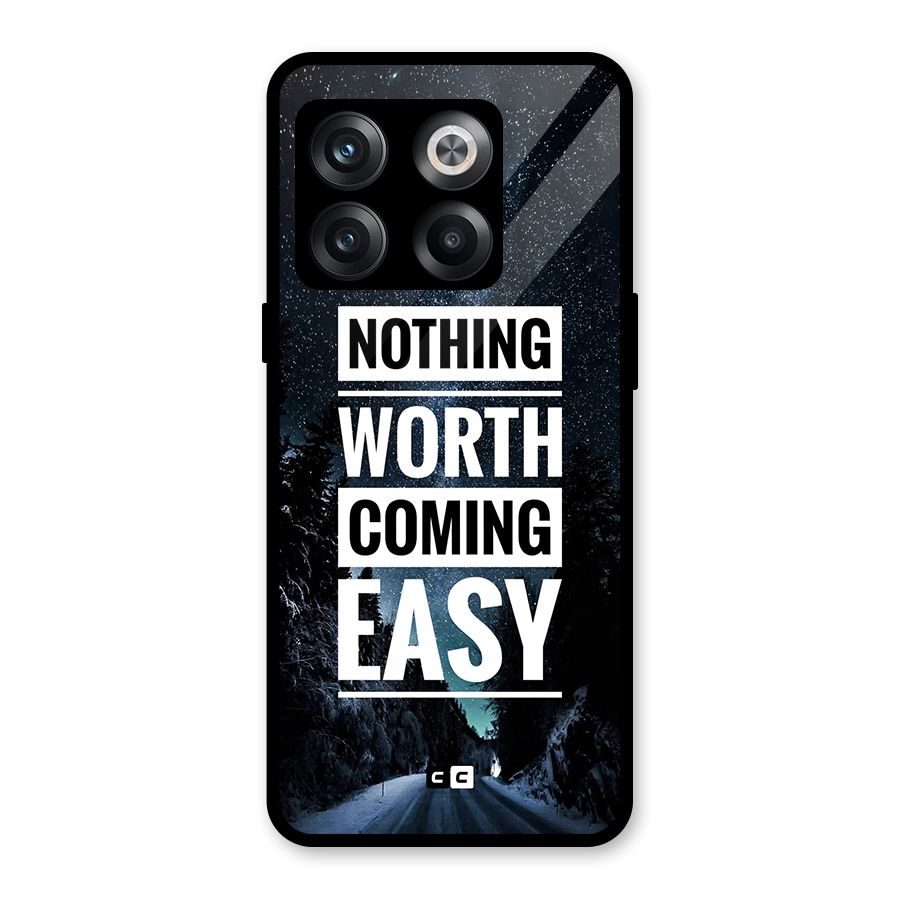 Nothing Worth Easy Glass Back Case for OnePlus 10T