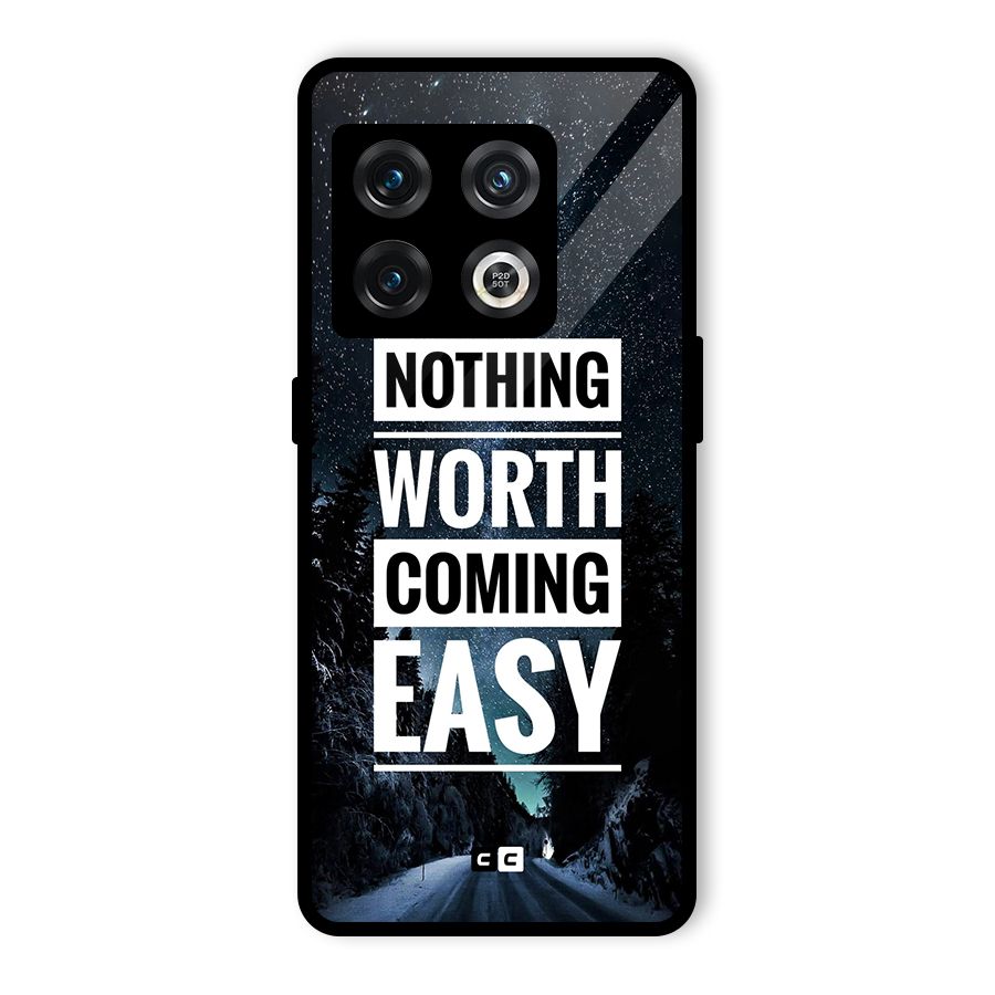 Nothing Worth Easy Glass Back Case for OnePlus 10 Pro 5G
