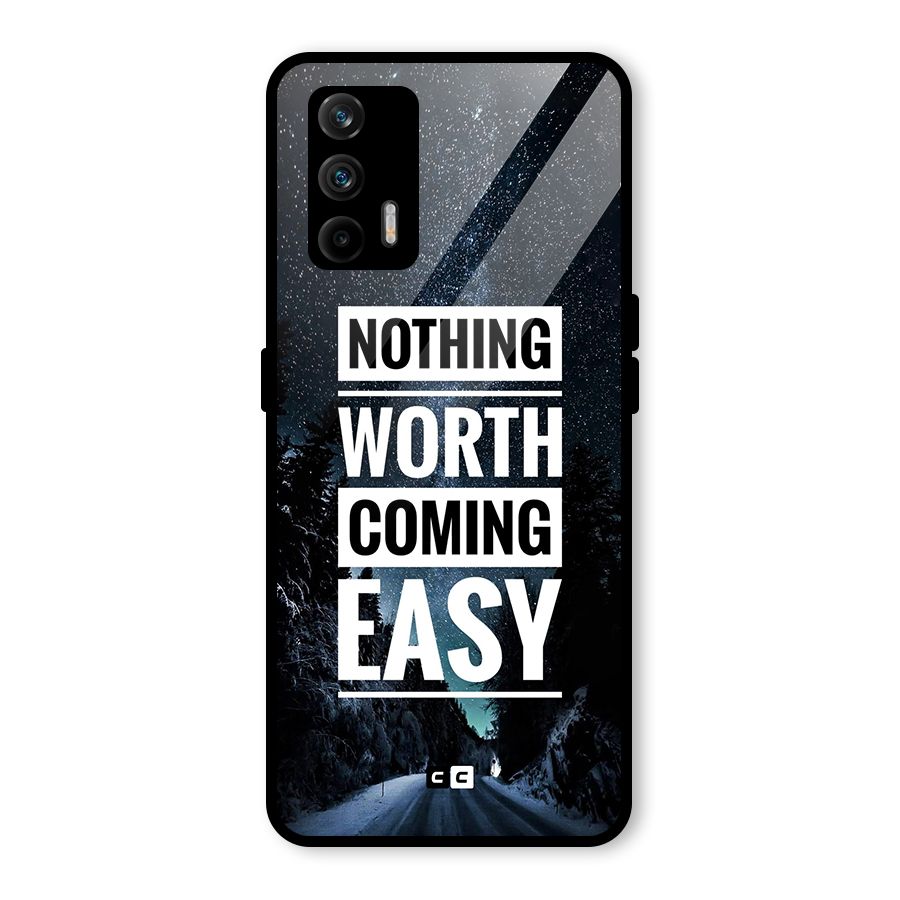Nothing Worth Easy Glass Back Case for Realme GT 5G
