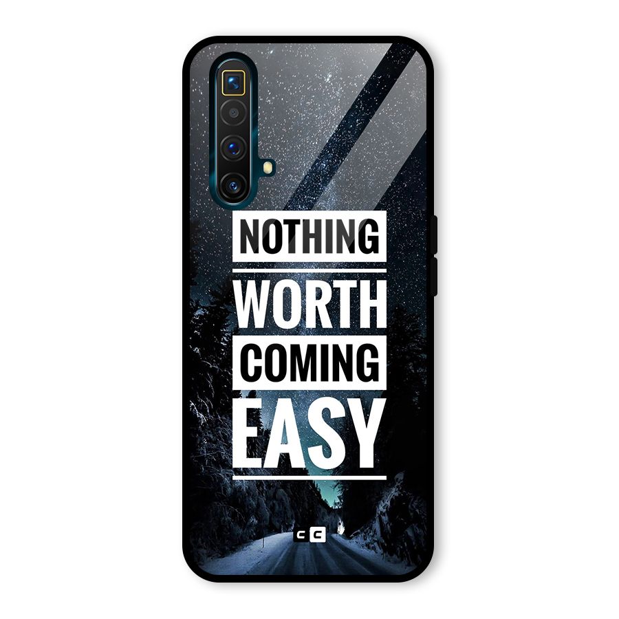 Nothing Worth Easy Glass Back Case for Realme X3 SuperZoom